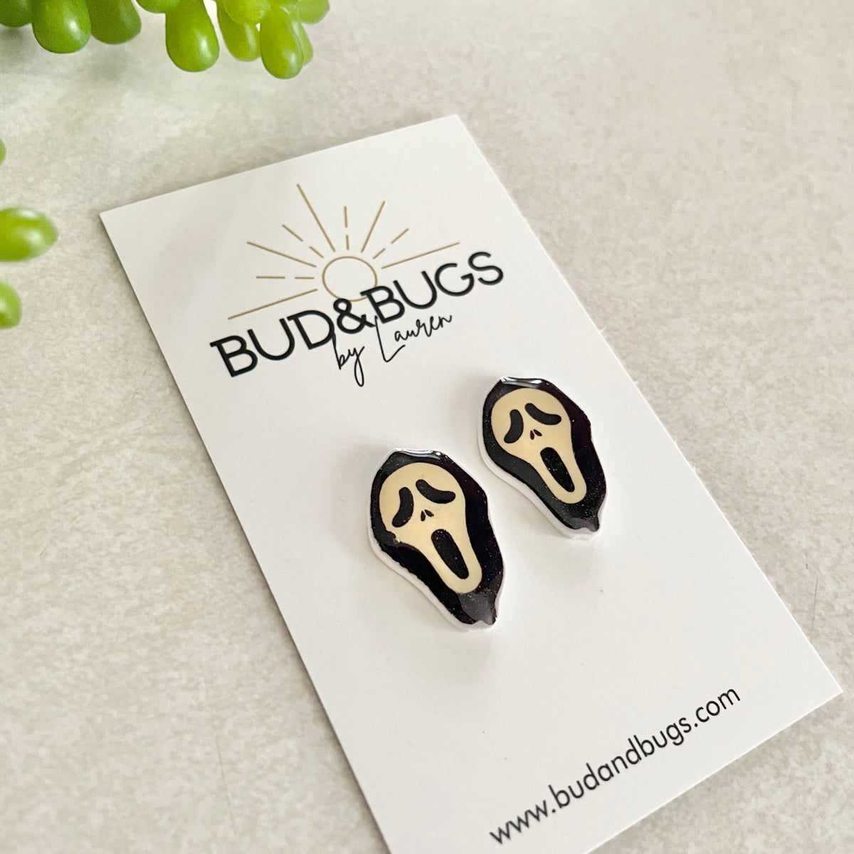 Ghost Face Studs