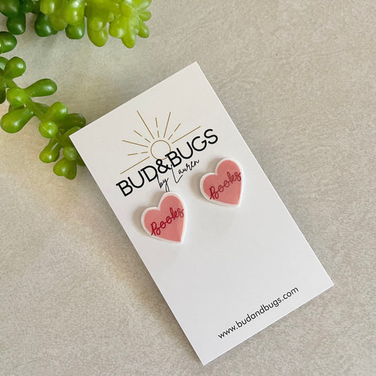 Book Lover Stud Earrings
