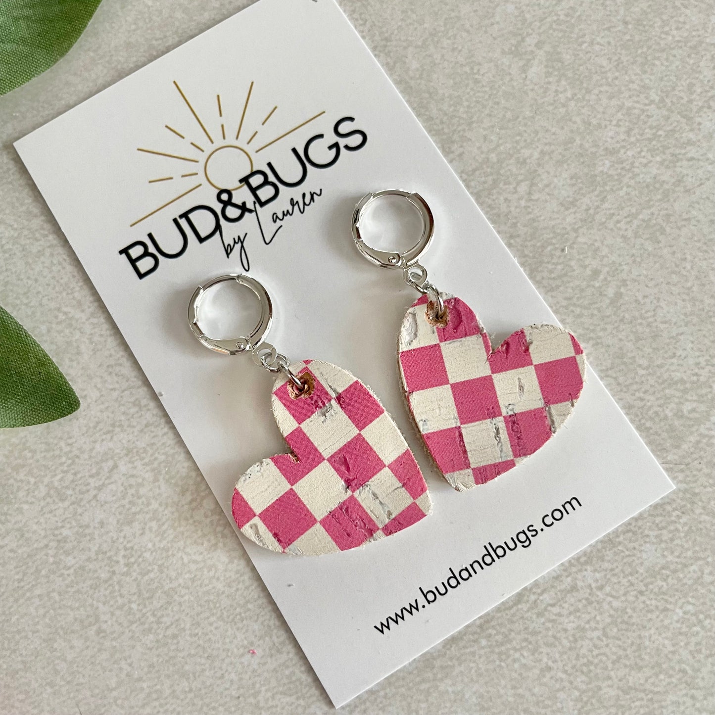 Checkered Heart Huggies