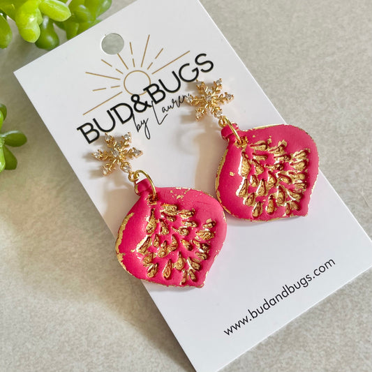 Gold Foil Ornament Drops