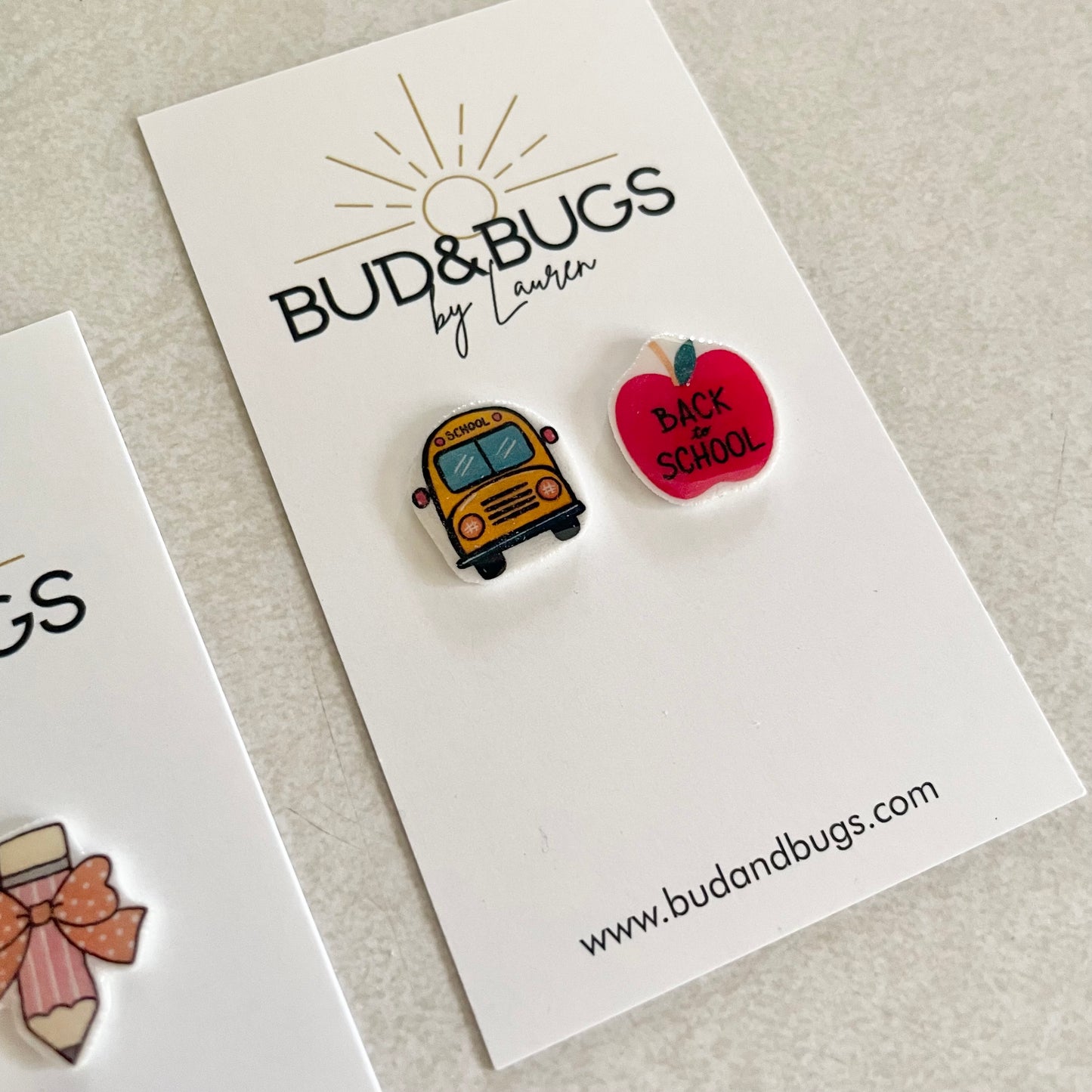 Back 2 School Stud Earrings