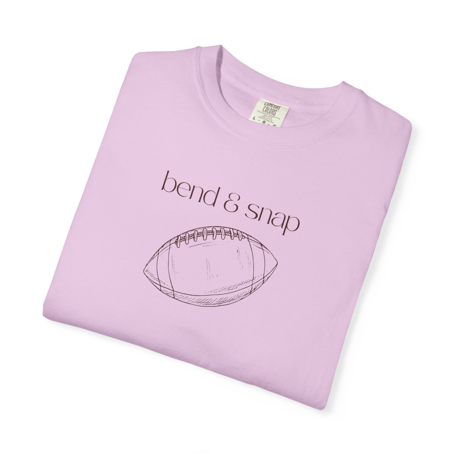 Football Sketch T-Shirt — 'bend & snap' Minimal Graphic Tee