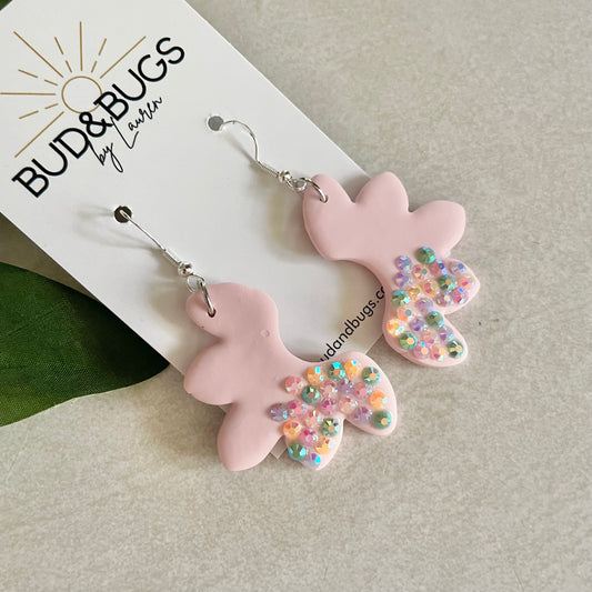 Pink Petal Dangles