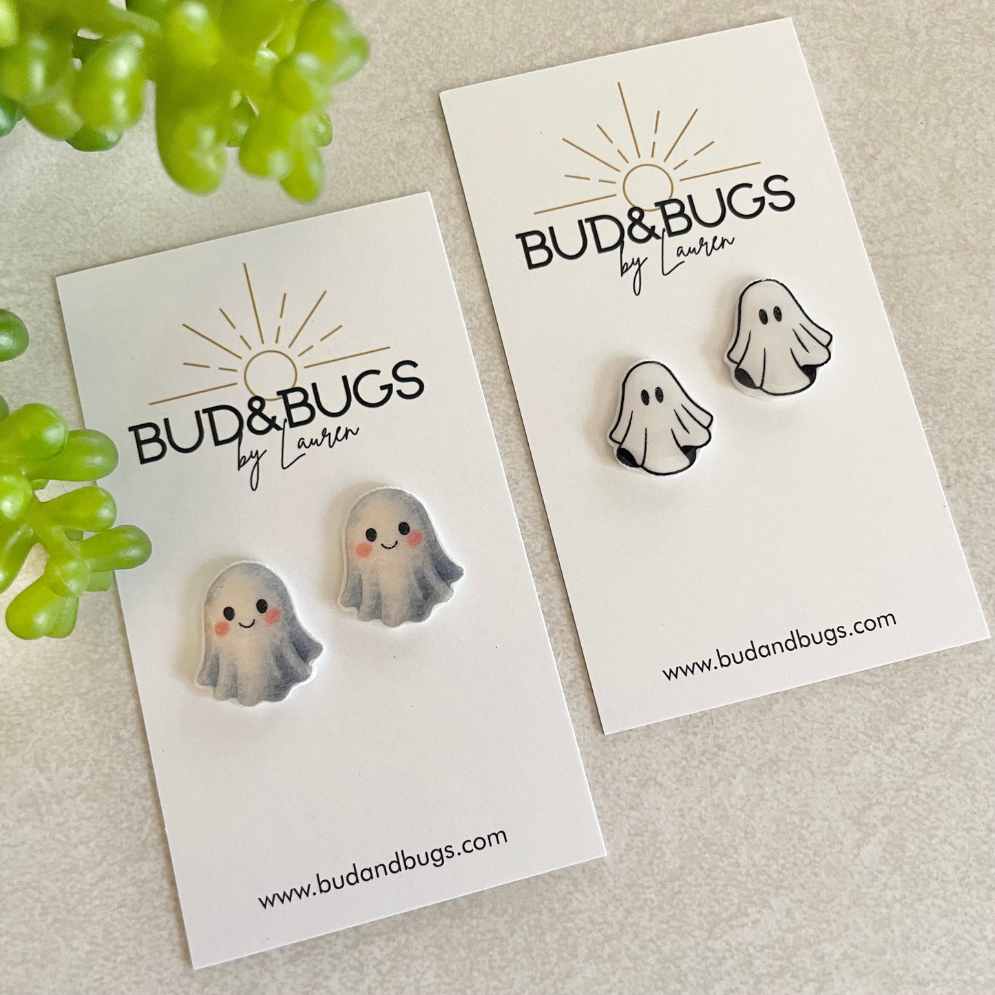 Small Ghost Studs