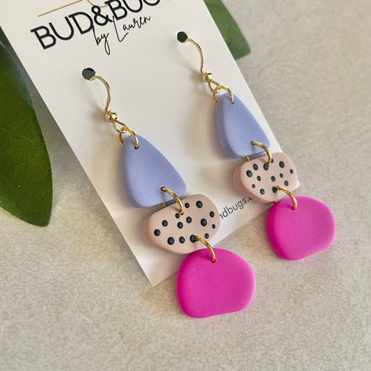 Abstract Purple Dangles