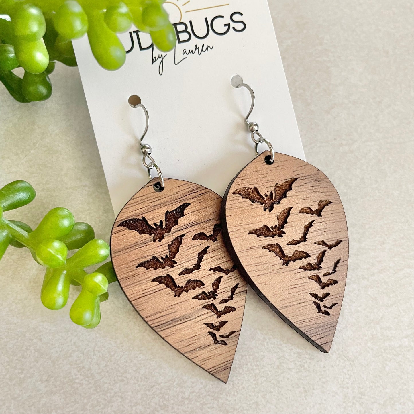 Wooden Bat Dangles