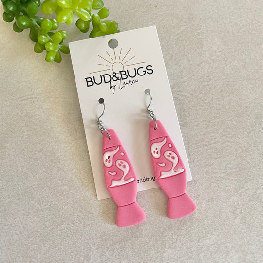 Pink Ghostie Lava Lamps
