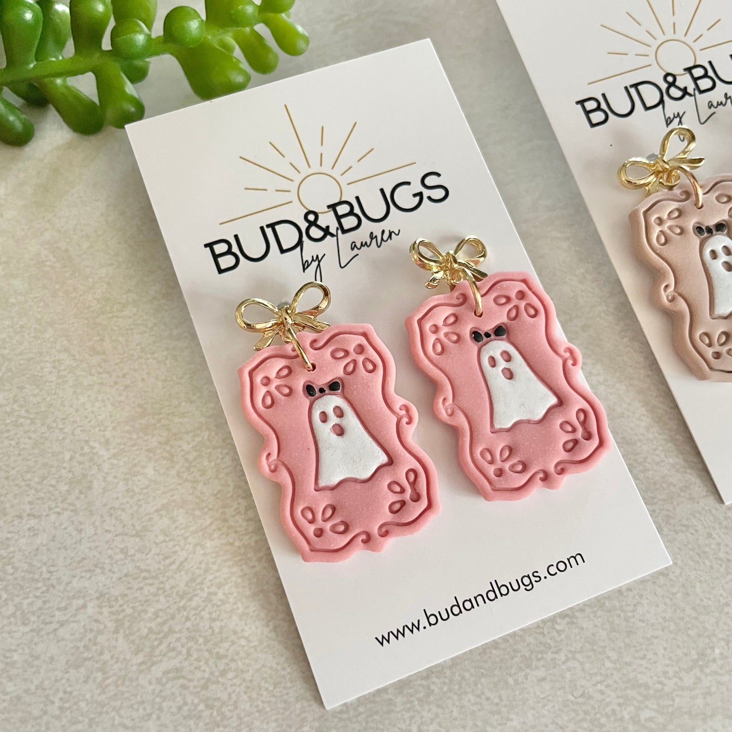 Whimsy Framed Ghost Dangles
