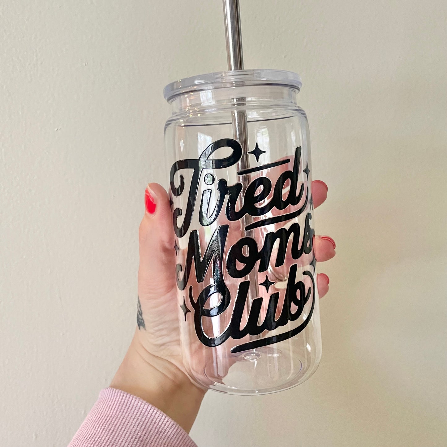 Tired Moms Club Tumbler