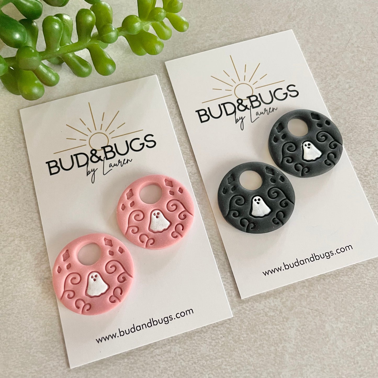 Circle Ghost Charm