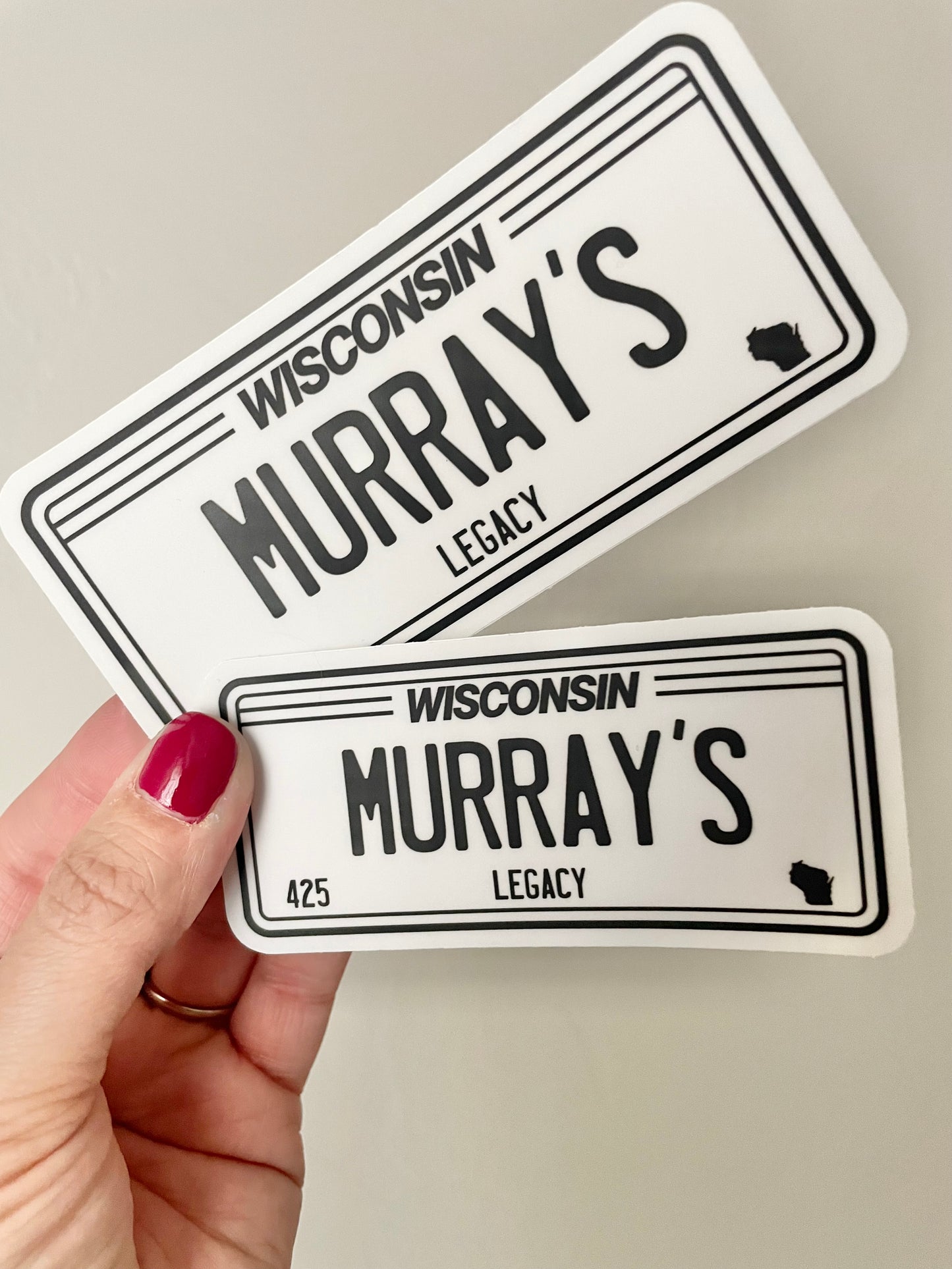 “Murray’s Legacy” License Plate Sticker