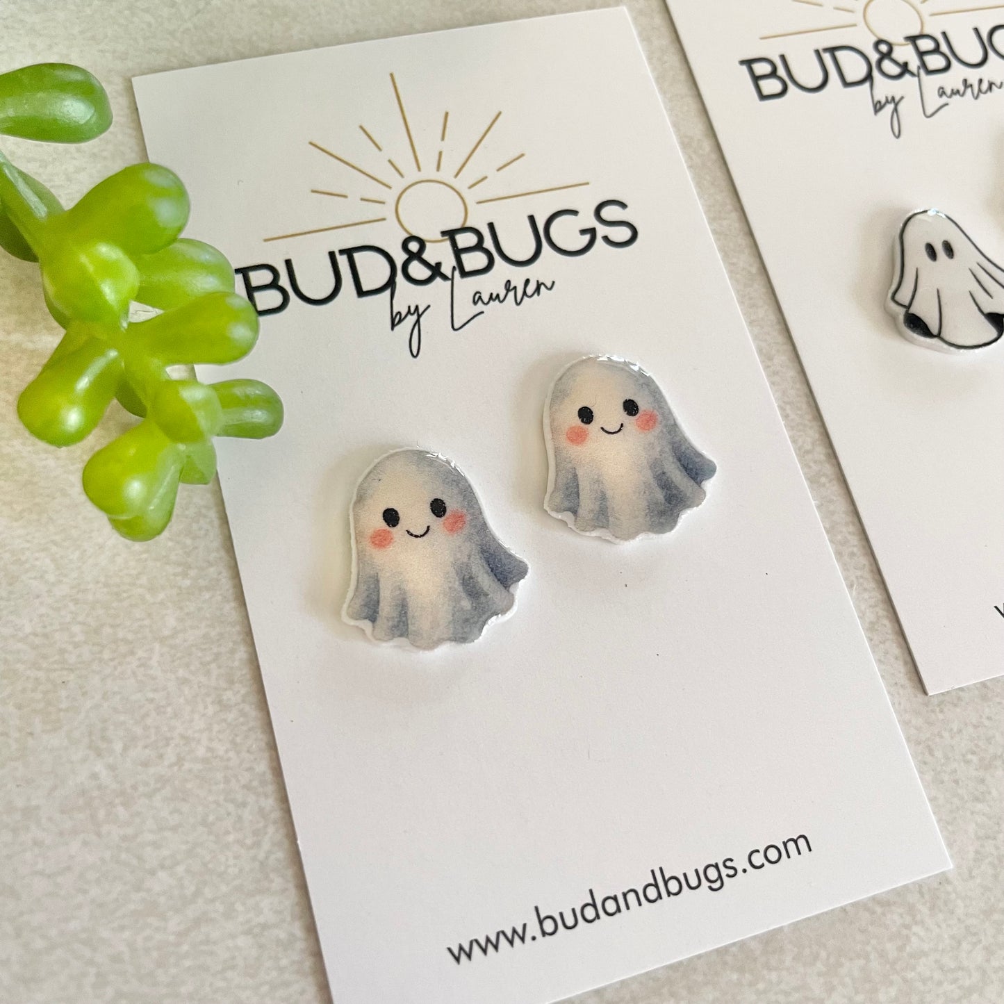 Small Ghost Studs