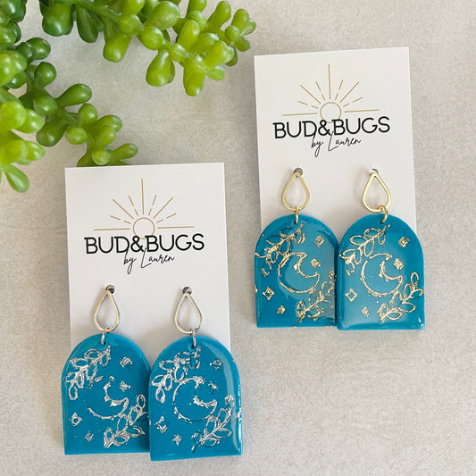 Twinkle Moon Large Dangles