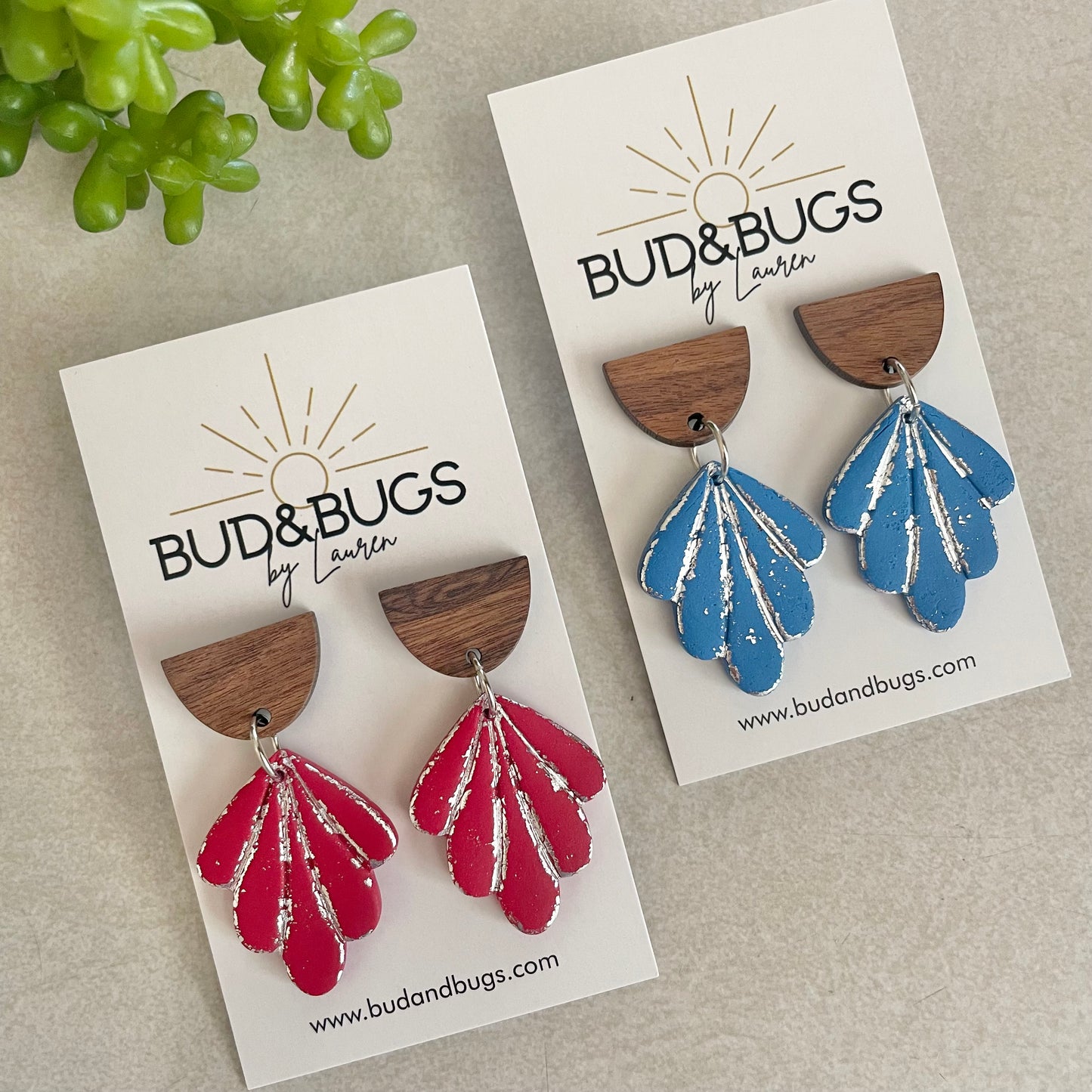 Star Spangle Drop Earrings