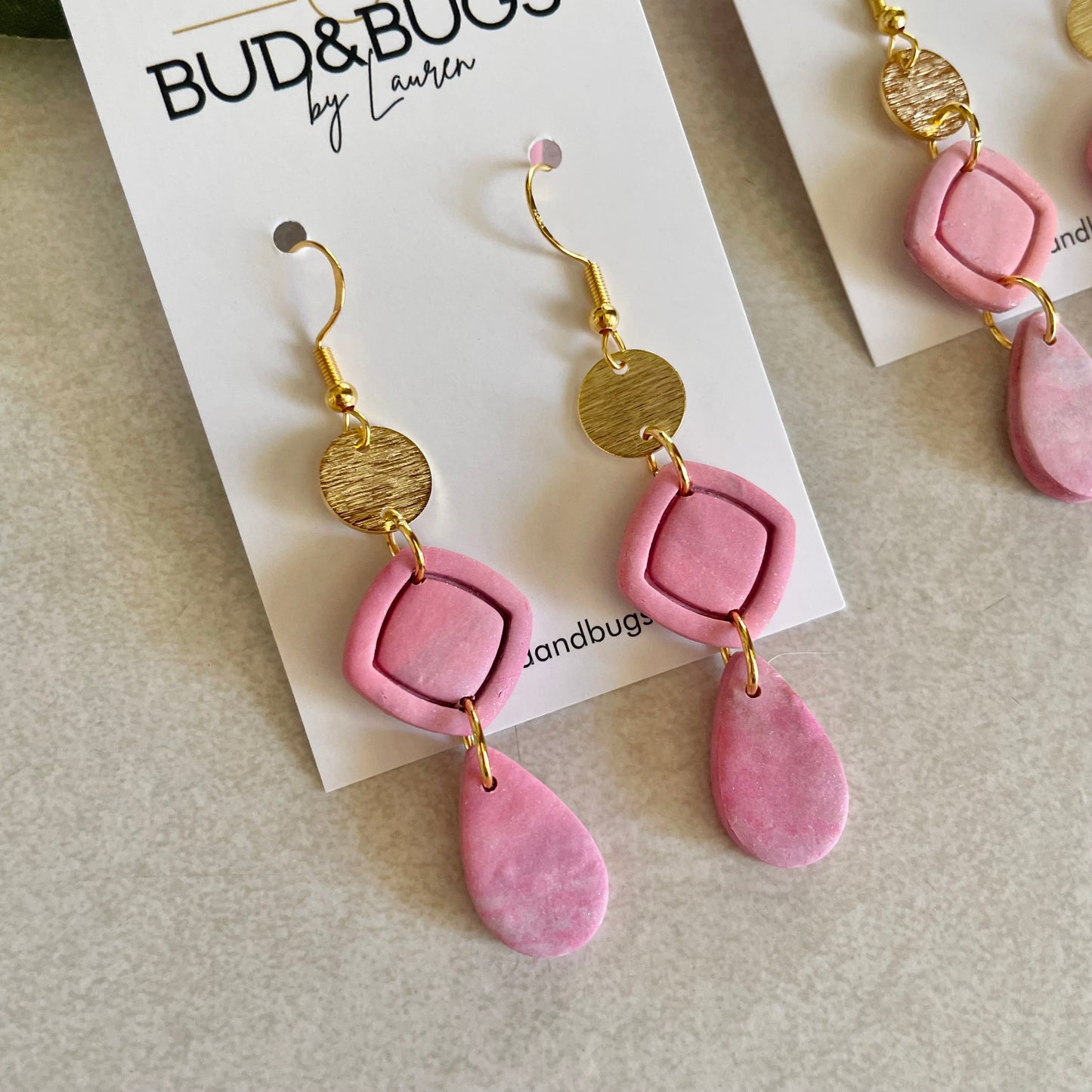 Geometric Watercolor Dangles