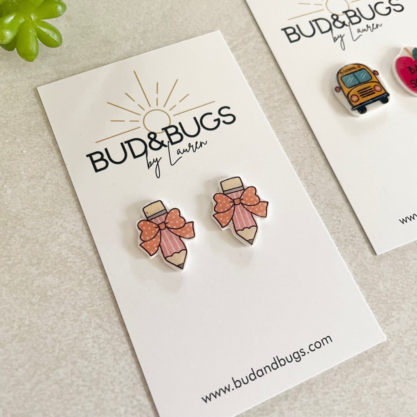 Back 2 School Stud Earrings