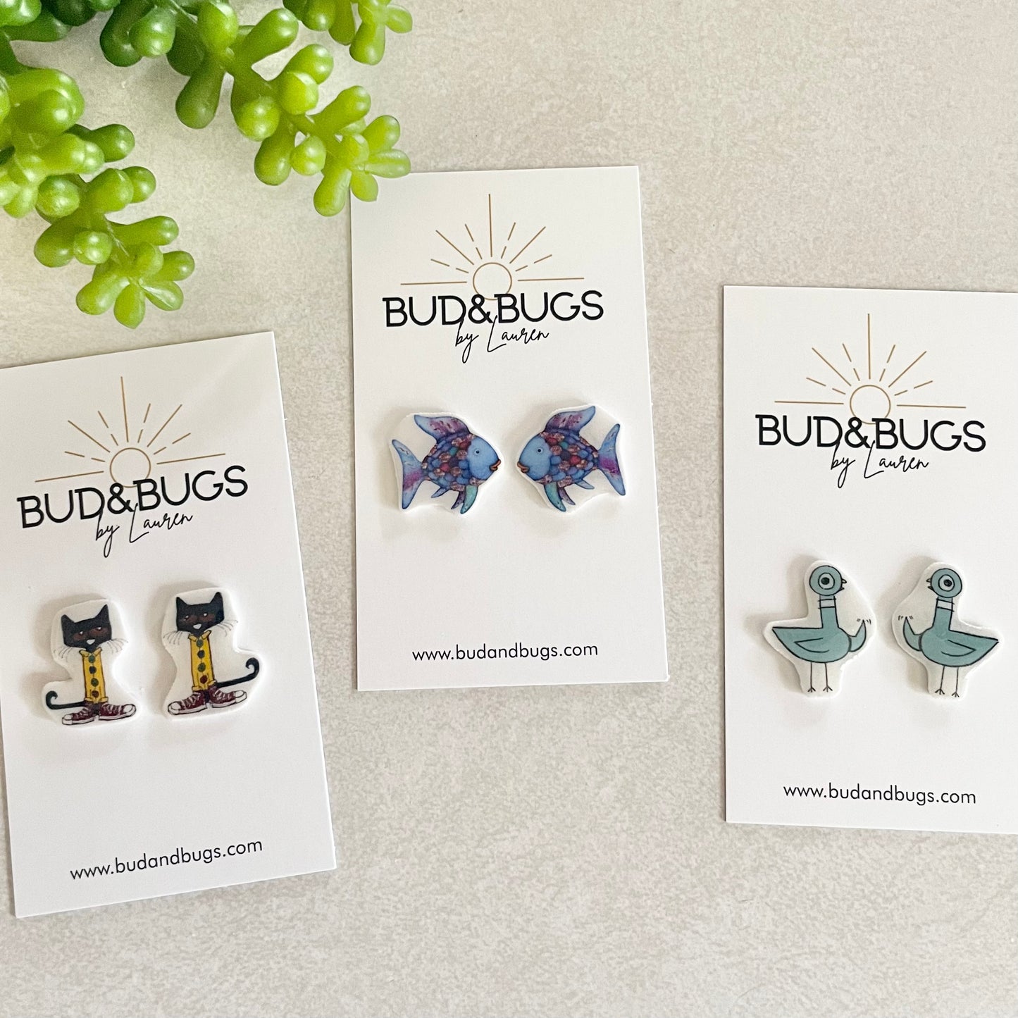 Children’s Book Stud Earrings