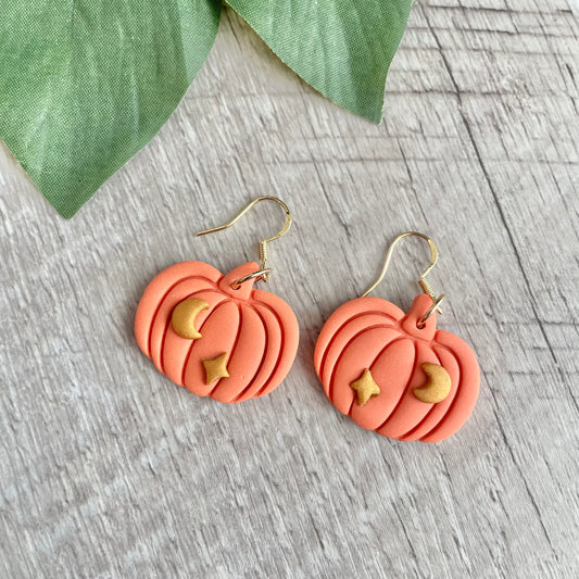 Twinkle Pumpkin Dangles