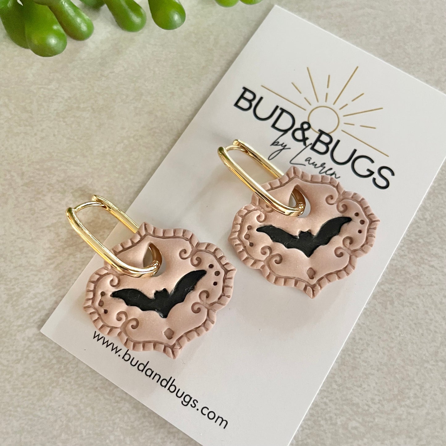 Whimsy Bat Charm *Huggie Included Option