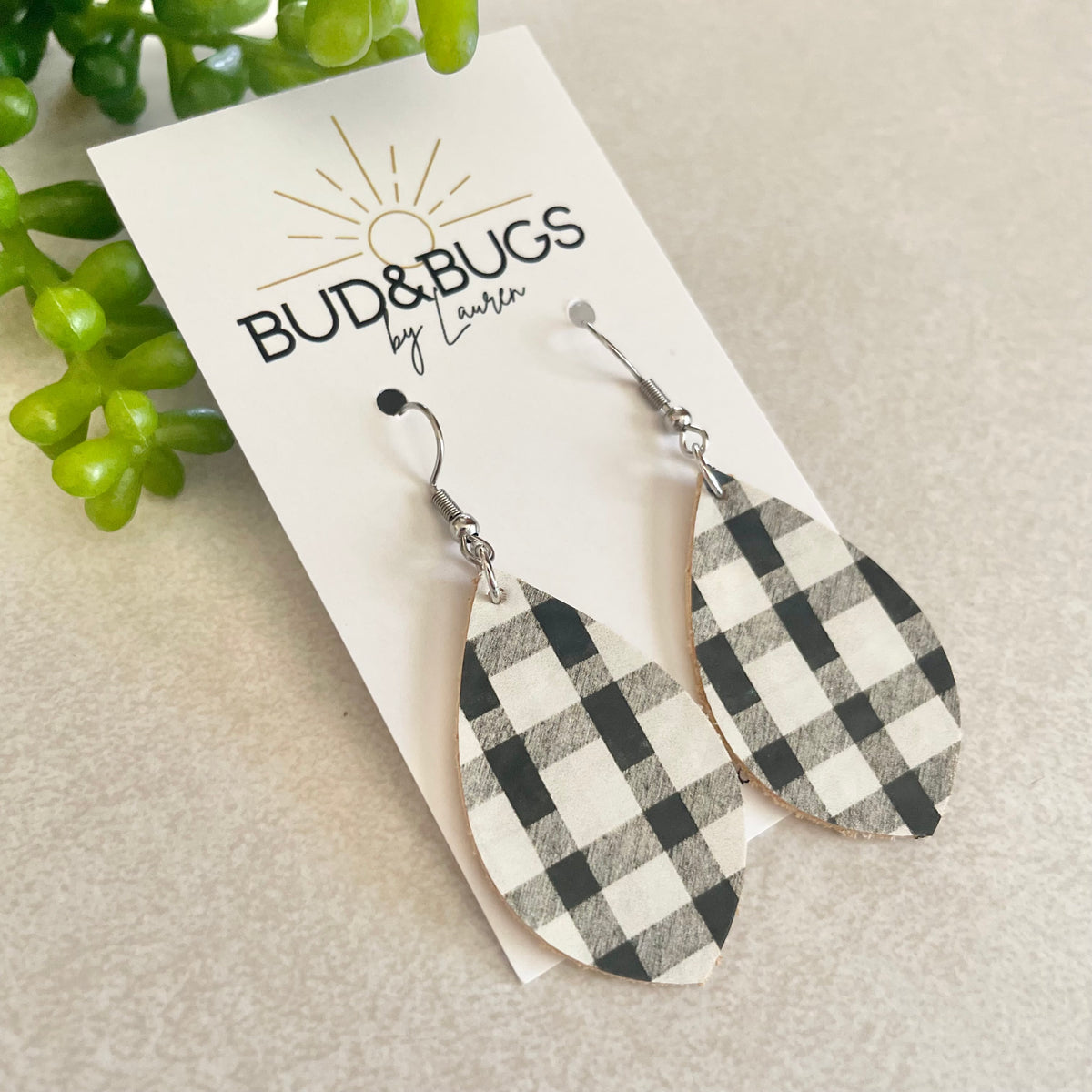 Classic Buffalo Plaid Dangles