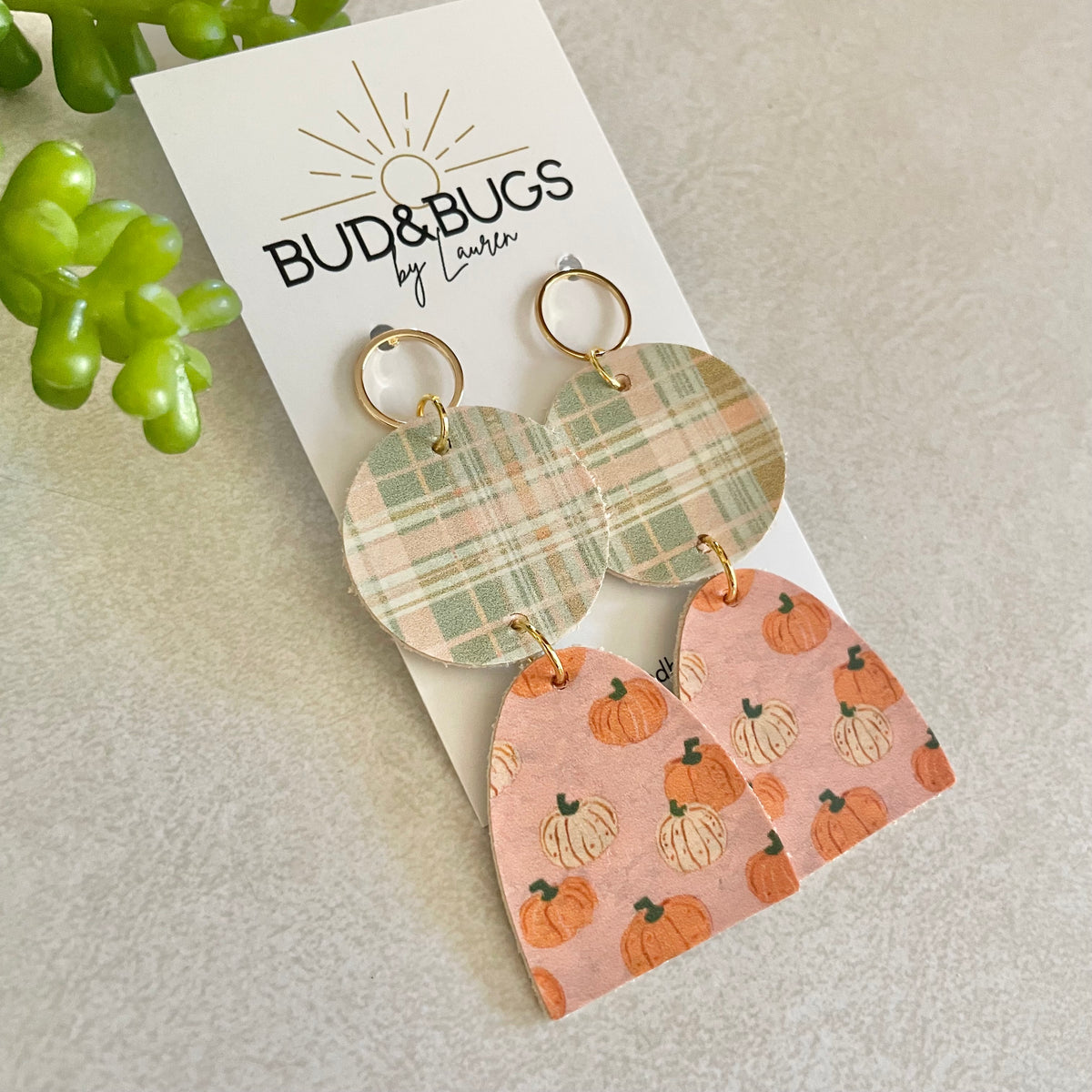 Large Fall Fest Dangle Earrings