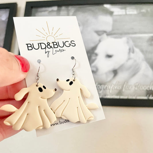 Ghost Dog Earrings