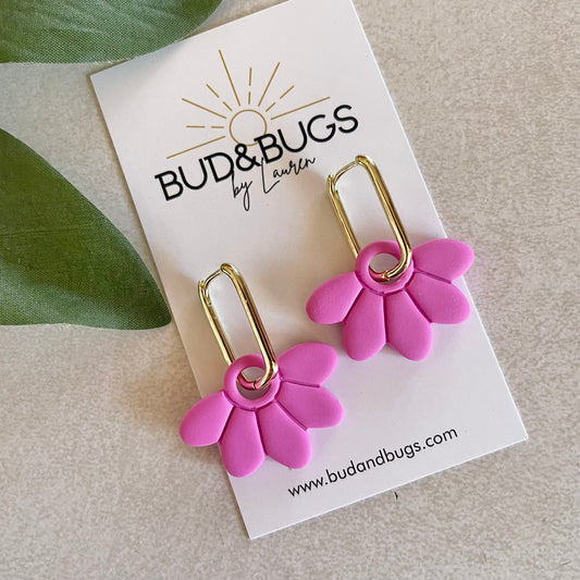 Purple Daisy Charm