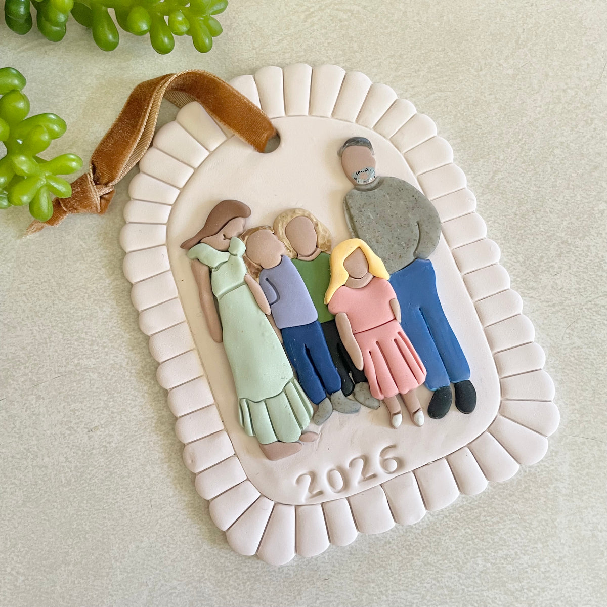2026 Handmade Family Ornament