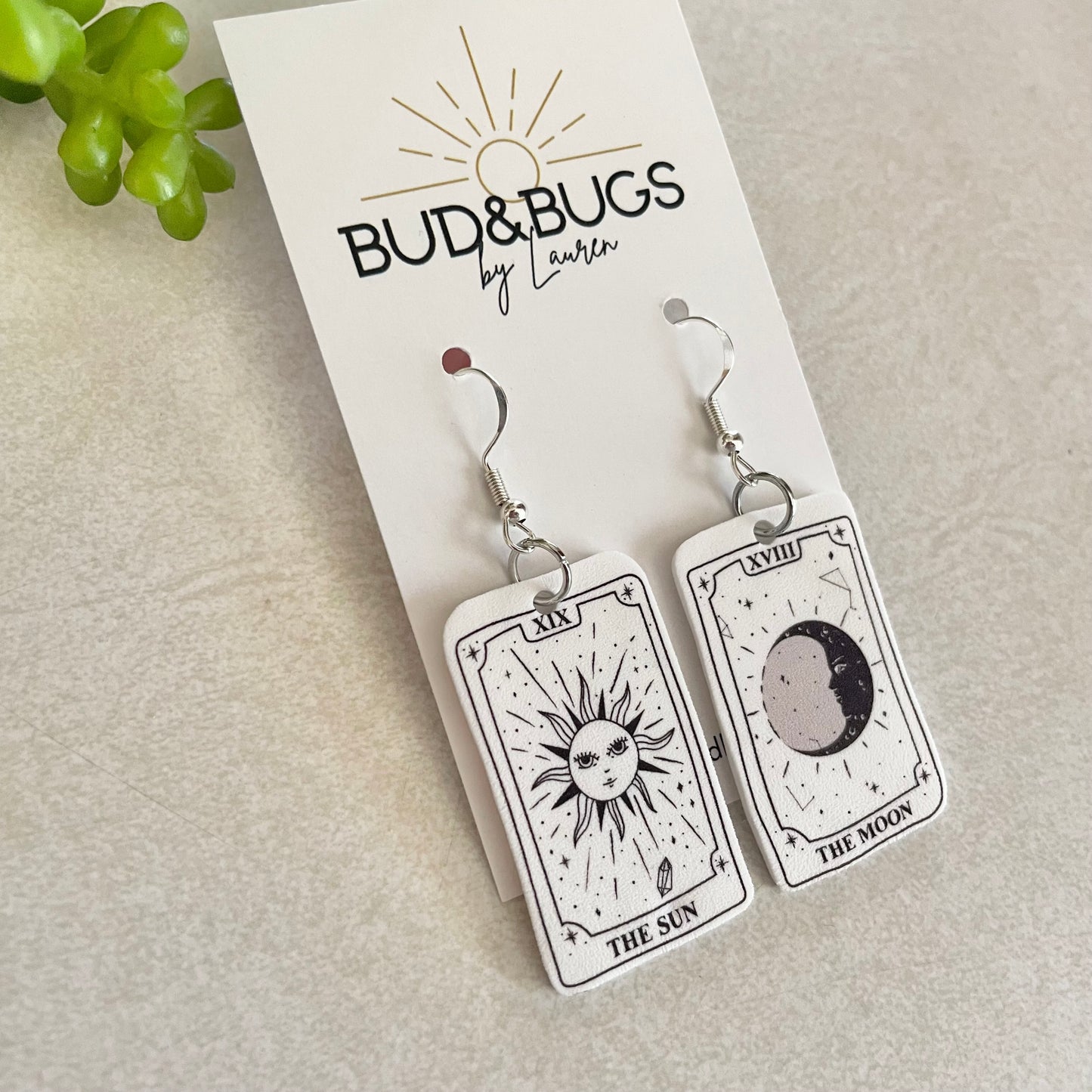 Sun & Moon Tarot Dangles
