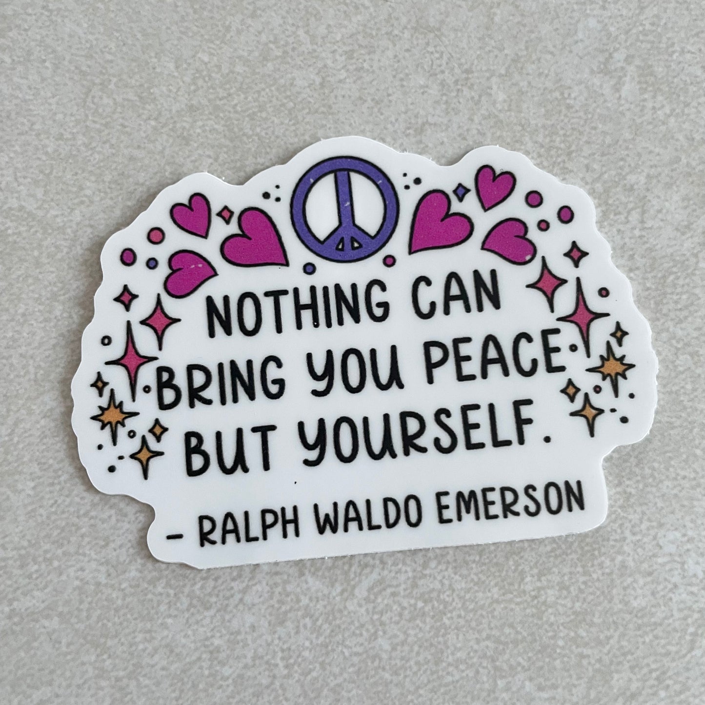Ralph Waldo Emerson Sticker