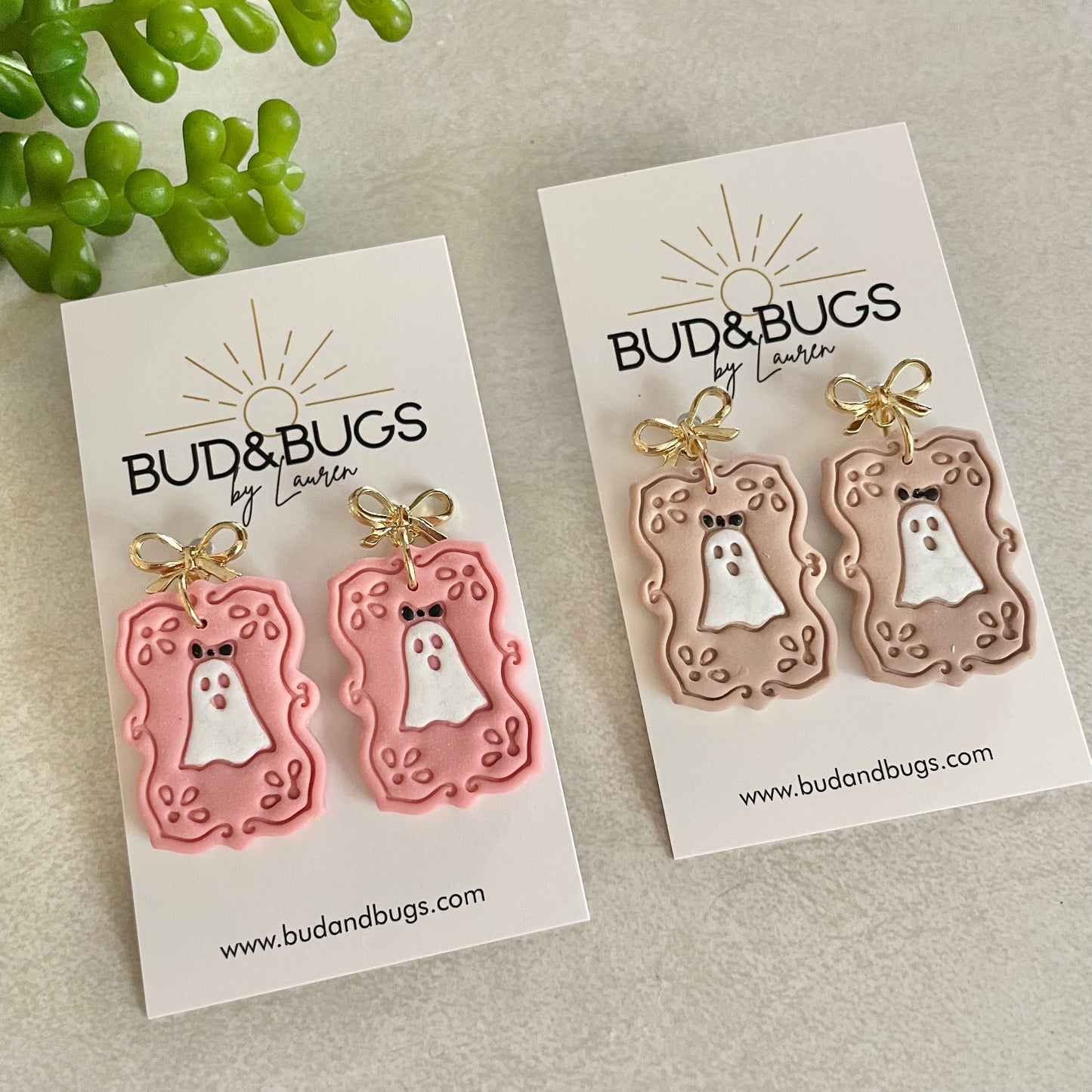 Whimsy Framed Ghost Dangles