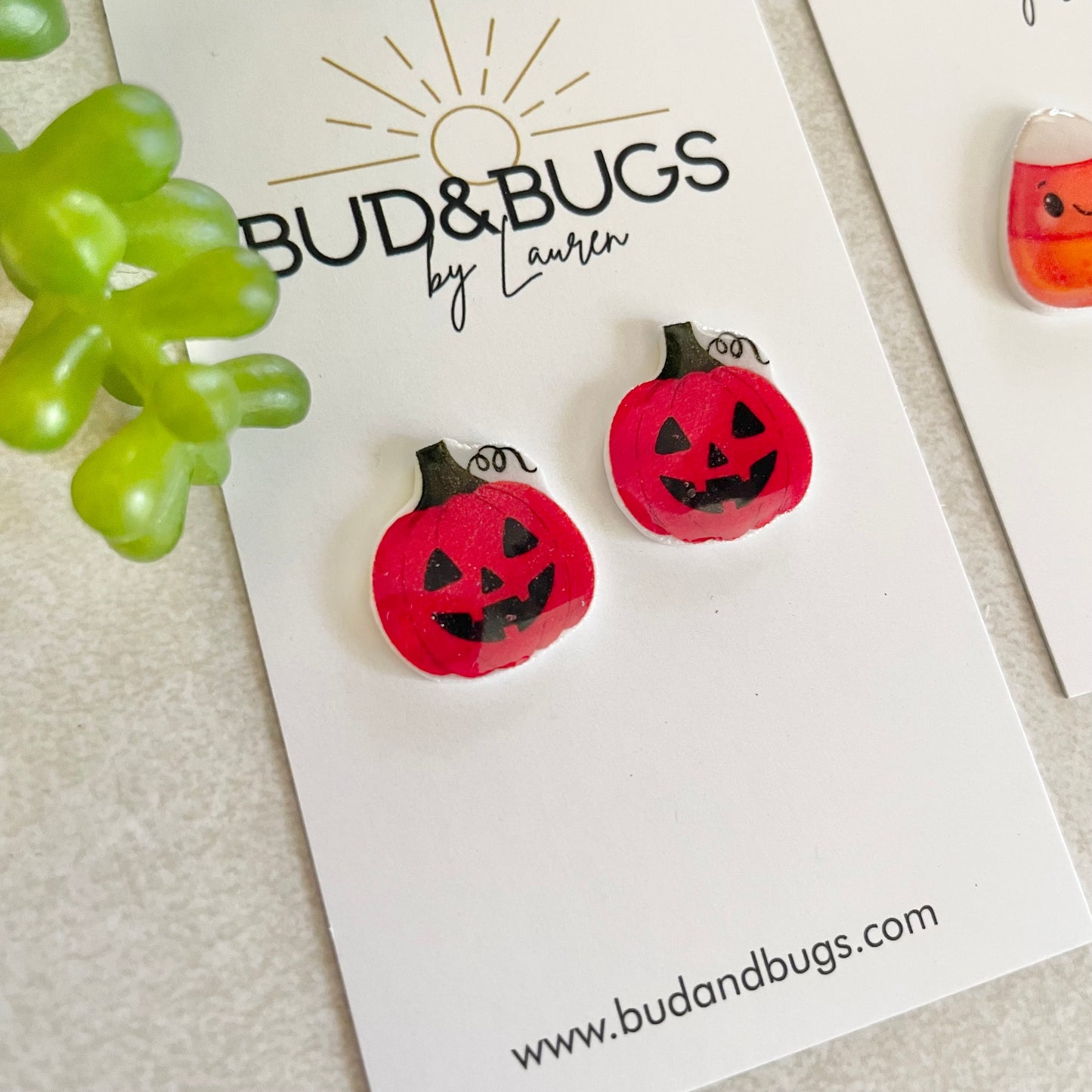 Silly Halloween Studs