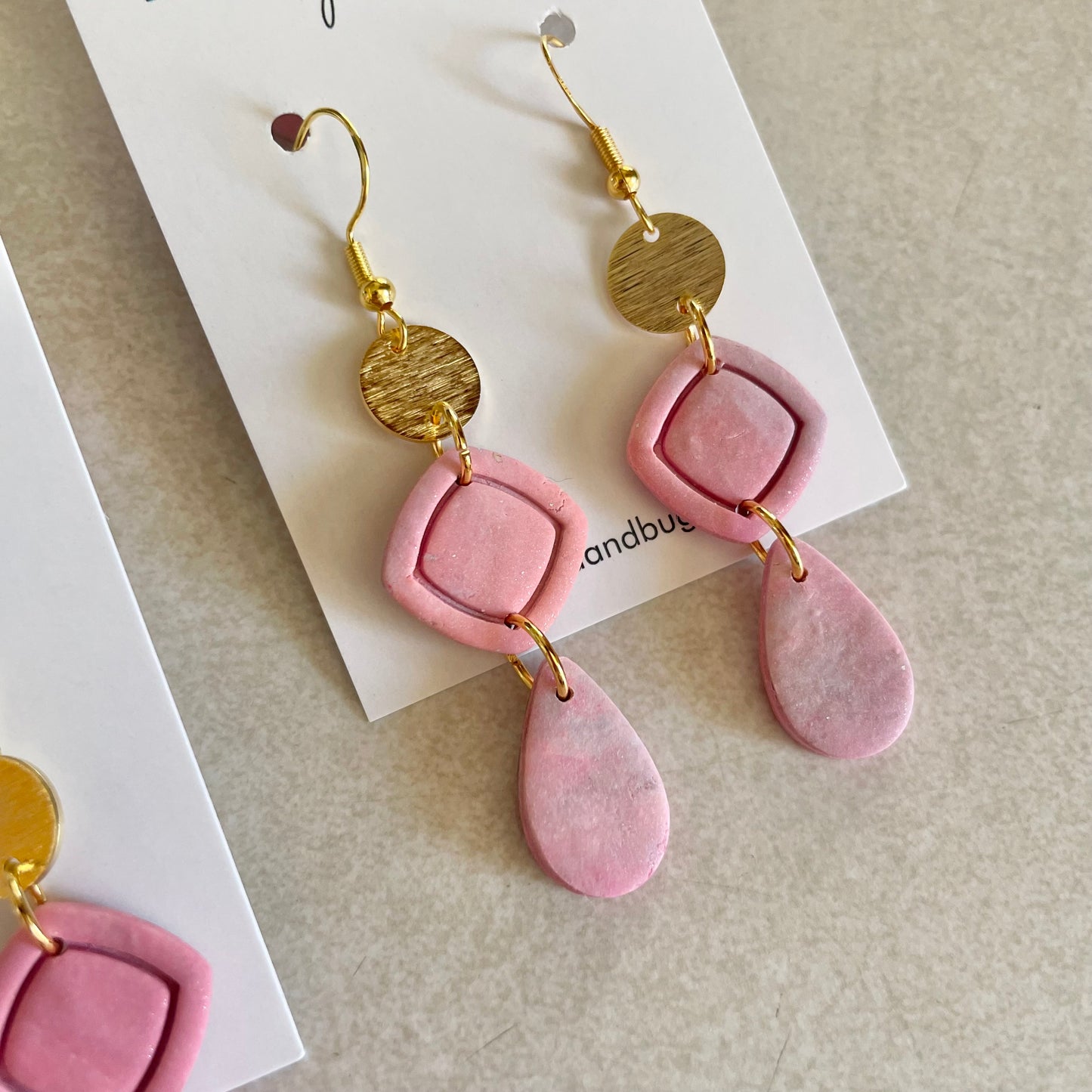 Geometric Watercolor Dangles