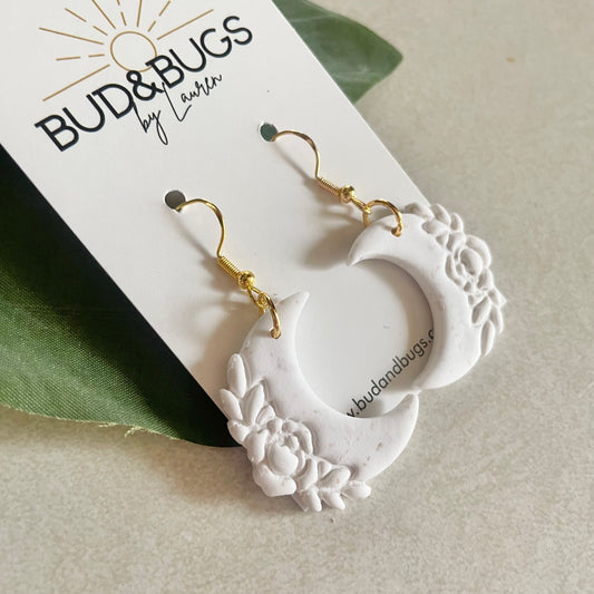 White Moon Dangles