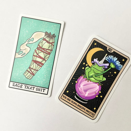 Tarot Card Sticker