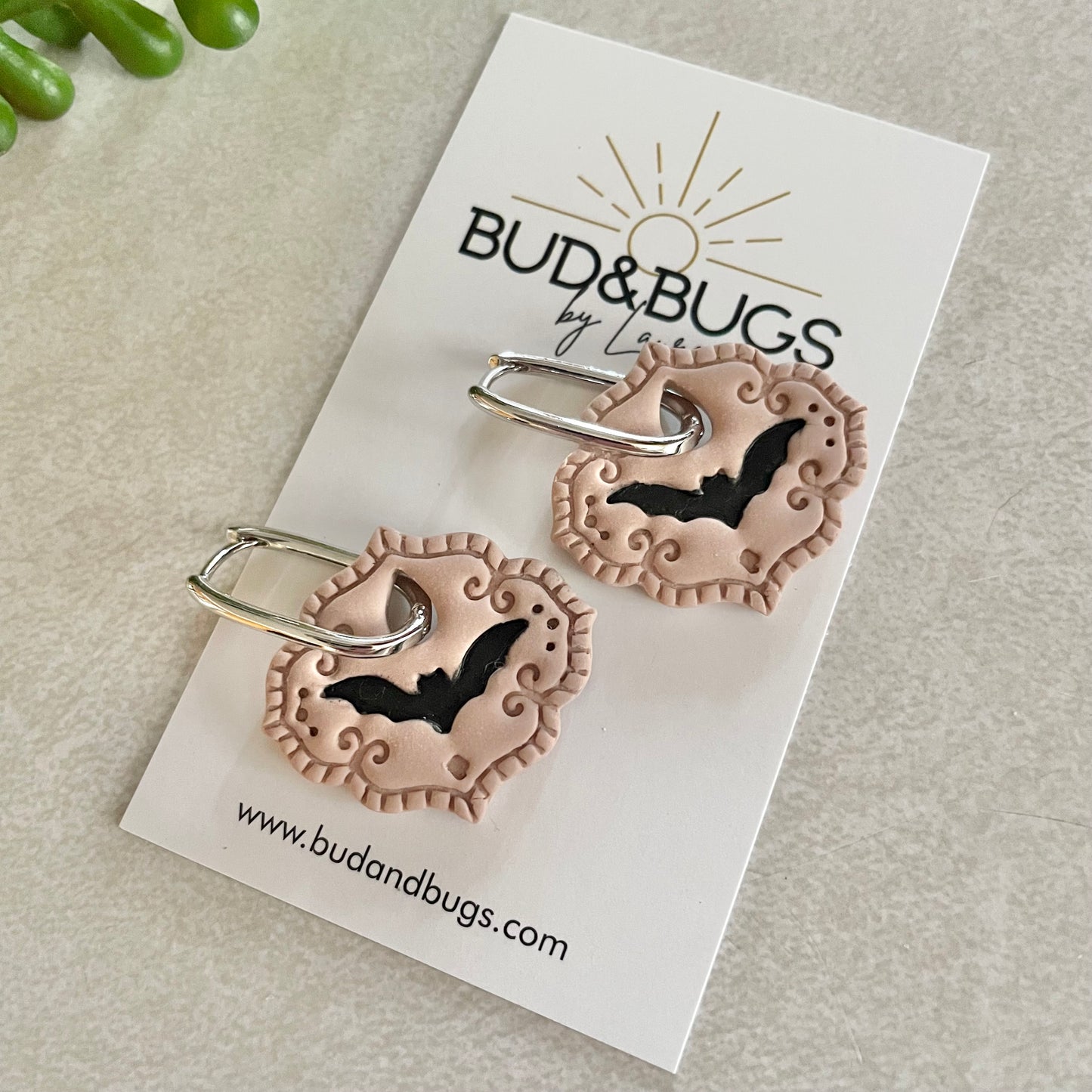 Whimsy Bat Charm *Huggie Included Option