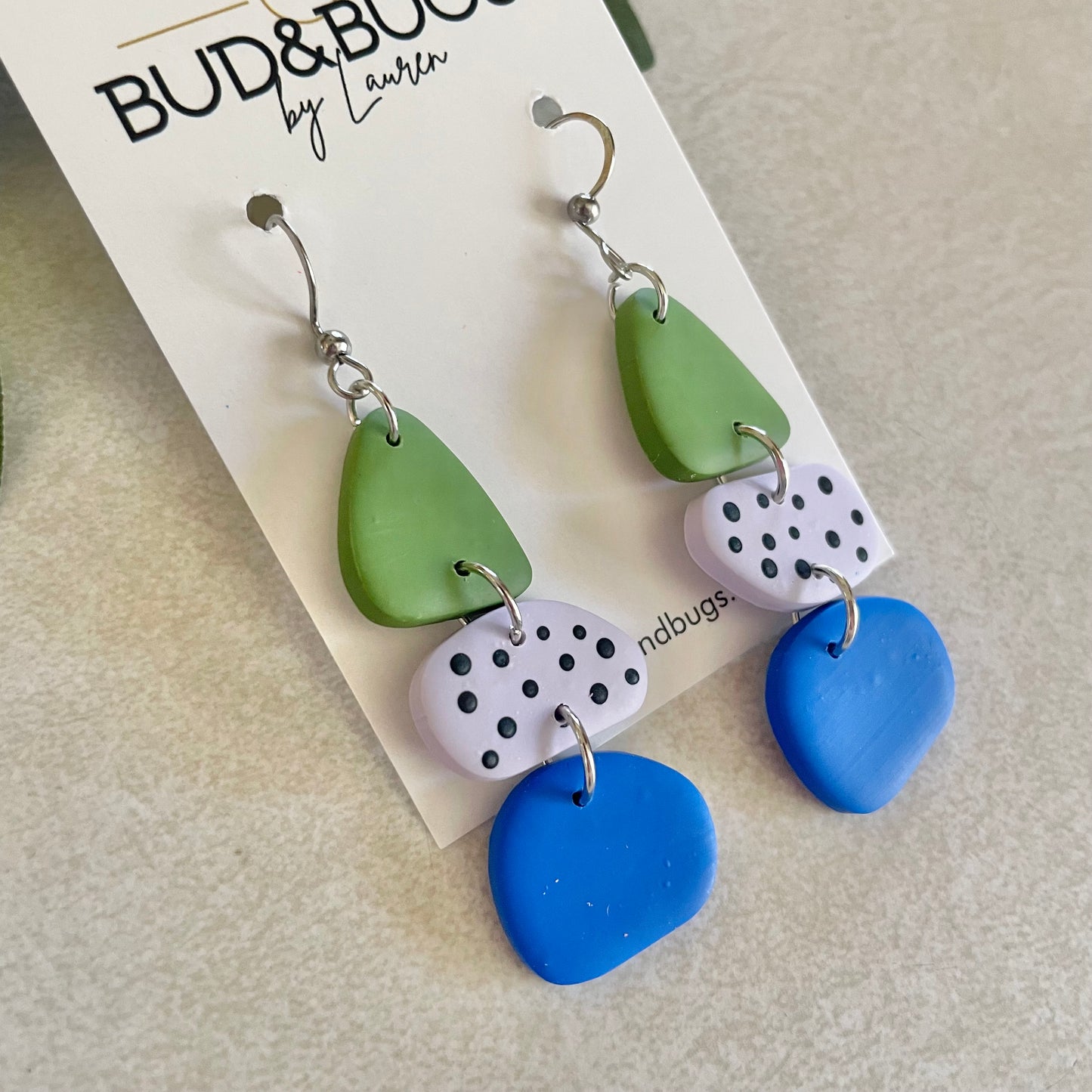 Abstract Blue Dangles